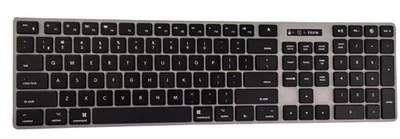 iHome Full-sized Black Bluetooth Keyboard Mac PC Compatible Wireless - Image 1 of 4