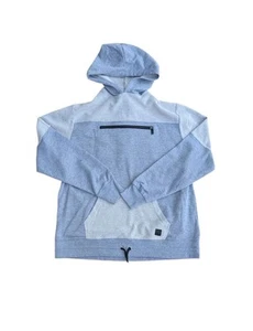 Sudadera con capucha vintage Phat Farm gris, bolsillo con cremallera en el pecho, talla L grande (ajuste XL) - Imagen 1 de 8