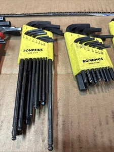 Set Of Bonus Industrial Quality Hex Key Wrenches - Picture 1 of 4