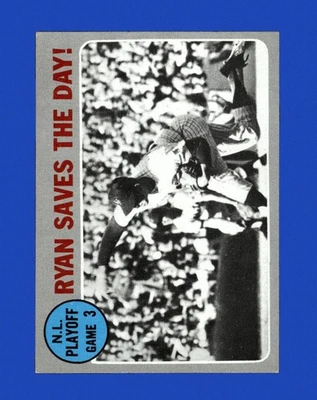 1970 Topps Set-Break #197 Nolan Ryan NLCS3 en muy buen estado-en muy buen estado (arruga) *GMCARDS* Foto 1 de 2