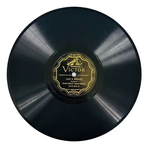 Vernon Dalhart Carson Robison Just A Melody 10 Inch Shellac 78 RPM Victor 20369 - Bild 1 von 4