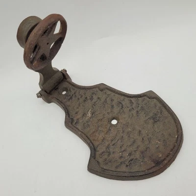 Llamador de puerta de hierro fundido vintage decoración del hogar estrella occidental rústico país 7" X 4,5" Foto 1 de 4