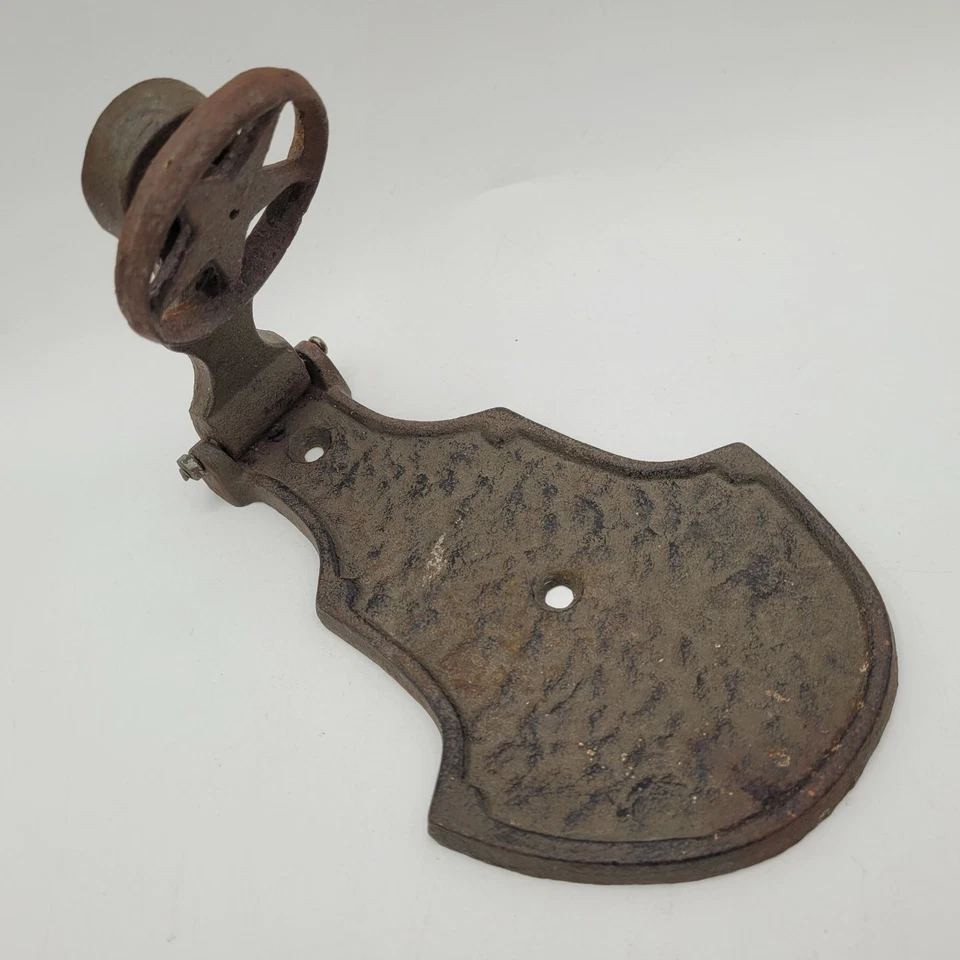 Llamador de puerta de hierro fundido vintage decoración del hogar estrella occidental rústico país 7" X 4,5" Foto 1 de 4