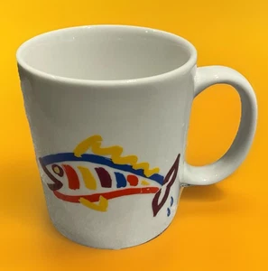 Tazza caffè vintage SHELLS frutti di mare Florida - RARA - Foto 1 di 2