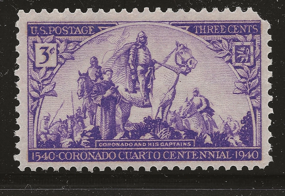 US Scott #898, Single 1940 Coronado Expedition 3c FVF MNH - Image 1 of 1