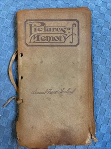 1908 Pictures of Memory by Samuel Francis Woolard Leather Cover  70th Thousand - Bild 1 von 13