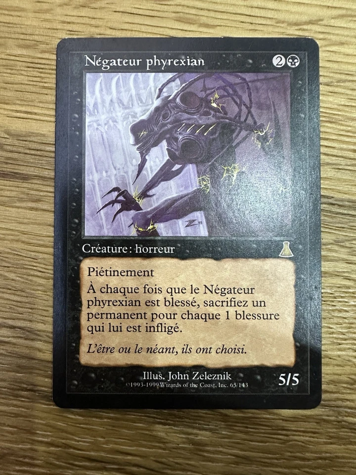 Magic Mtg Négateur Phyrexian - Phyrexian Negator - Urza’s Destiny - Photo 1/2