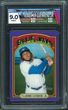 VLADIMIR GUERRERO JR. 2021 Topps Heritage Hot Box Refractor #193 HGA 9 MINT