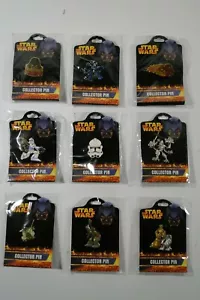 Star Wars Collector Pins PinUSA SV03 Enamel Pins New In Package 2005 Lot of 9 - Picture 1 of 10