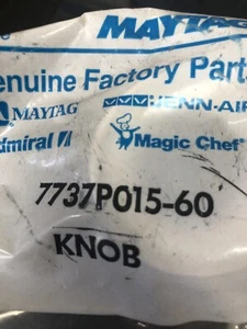 OEM Whirlpool Backofen Knopf Originalteil #7737P015-60 #H7F - Bild 1 von 1