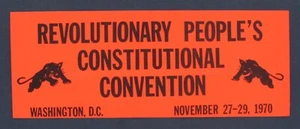 Black Panther Party 1970 Howard University, Huey Newton, Washington Convention  - Bild 1 von 4