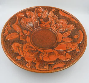 Dekorative und sehr seltene große Schale Art Deco V&B Uranglasur Rita Passini - Bild 1 von 13