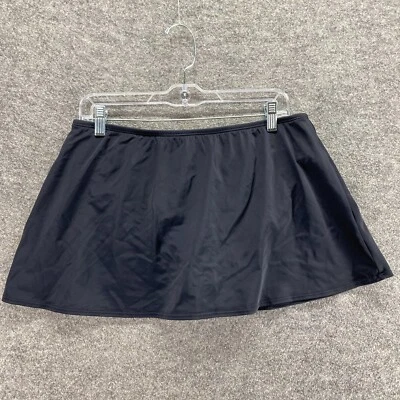 Falda de natación Speedo para mujer 14 negra forrada tiro medio cintura elástica lisa Foto 1 de 4