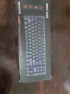 Sweet Alice GK89 Wired RGB LED Backlit Mechanical Gaming keyboard 89 Keys - Picture 1 of 3