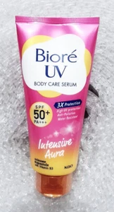 New! Biore UV ANTI-POLLUTION Intensive AURA Body Care Serum SPF50+ PA+++ 150ml - Picture 1 of 4