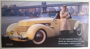 Cord "812" (1937) : Brochure publicitaire FRANKLIN MINT (en français) - Picture 1 of 4