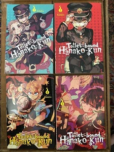 Toilet-bound Hanaka-Kun Book Lot Vol 1-4 By Aidairo - English Language - Picture 1 of 3