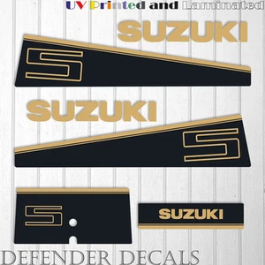 Suzuki 5 hp DT5 2 stroke outboard engine decal sticker set kit reproduction 5HP - Picture 1 of 1