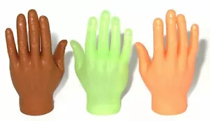 Finger Hands Super Tiny Hand - Joke Finger Puppet Small Funny Archie Mcphee - Picture 1 of 7