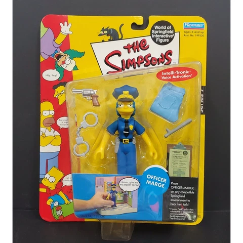The Simpsons Officer Marge Interactive Figure Cover