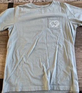 IVORY ELLA Green Cotton “I Love Mystic” S/S Pocket T-Shirt Top Women’s Size XS - Picture 1 of 4