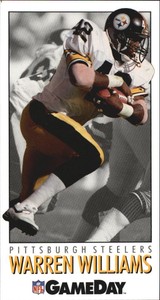 1992 GameDay Football Card #217 Warren Williams