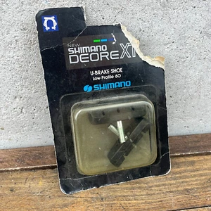 Vintage Shimano Deore XT Brake Pads NOS U Brake Shoe 2 Threaded Low Profile 90s - Picture 1 of 10