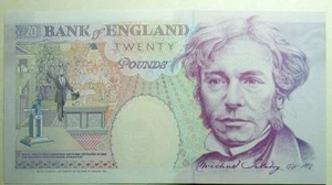 J 36   Kentfield    UNCIRCULATED   Twenty  pounds  1991  U.K. - Imagen 1 de 2