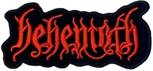 Behemoth Logo Patch (4") Bügelbild Badge Heavy Death Metal Band Musik Geschenk Patches - Bild 1 von 3