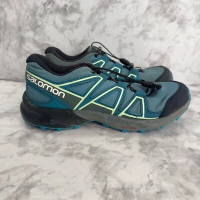 Salomon Speedcross Womens 5.5 (4Y) Blue Trail Running Athletic Shoes - Image 1 of 4