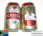 EMPTY - CASTLE LAGER BEER can SOUTH AFRICA Cricket BOTHA New Proteas 2011 ZA