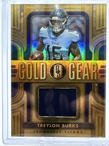2023 Treylon Burks Patch Panini Gold Standard Jersey Relic /299