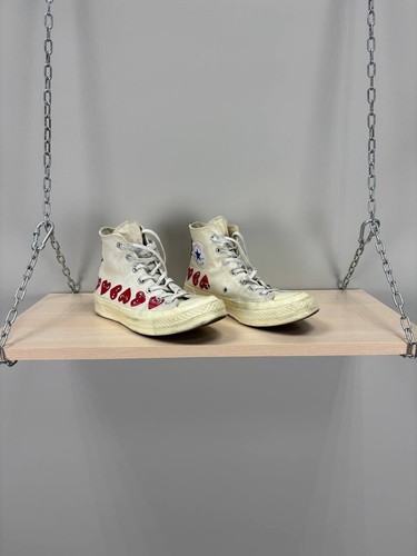 Sneakers donna Converse Play Comme des Garcons taglia 37 5 colore bianco