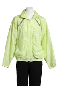 Adidas Stella McCartney Neon Green Jacket Size S Activewear Run - Picture 1 of 4
