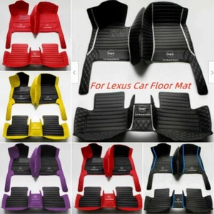 For Lexus Car Floor Mat Auto PU Leather Carpets Non-slip Foot Pads Custom Liners - Imagen 1 de 40