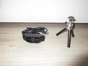 Logitech C922 Pro 1080p Stream Webcam with Tripod Black Used - Photo 1/2