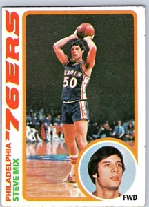 1978-79 Topps #18 Steve Mix Philadelphia 76ers Basketball Card EX - Picture 1 of 2