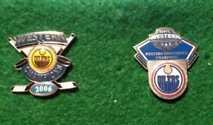 Coppia di spille da bavero Edmonton Oilers Western Conference Champions - Foto 1 di 5
