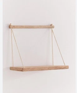 Urban Outfitters Asher Rope/ Wall Mount Shelf Set Of 2 - Picture 1 of 2