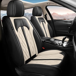 Faux Leather Car 5-Seat Covers Full Set Protector Pad for Volvo XC70 2003-2016 - Picture 1 of 9