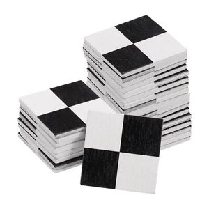 Dollhouse Flooring, 1.18" Square, Wood Miniature Floorboard (Black), 27-Pieces - Picture 1 of 6