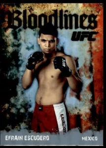 2009 TOPPS UFC BLOODLINES EFRAIN ESCUDERO MEXICO #BL-3 INSERT - Picture 1 of 2