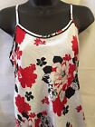 PRIVATE PROPERTY VINTAGE NIGHTY SIZE MEDIUM FLORAL WHITE BLACK RED SHORT