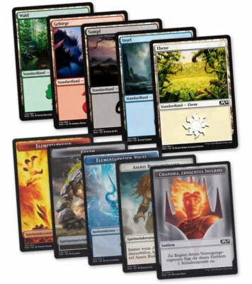 Magic the Gathering Hauptset M20 Standardländer Token Embleme Auswahl MTG DE