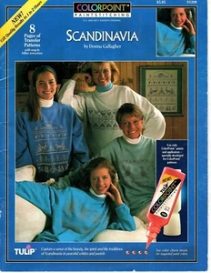 Tulip Colorpoint Paintstitching Pattern Iron on Transfers - Scandinavia - Picture 1 of 2