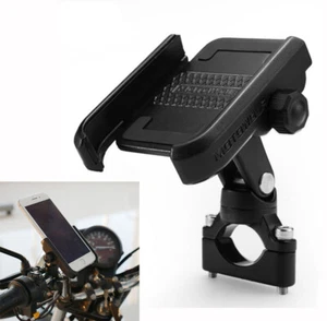 Motorcycle Phone Holder Bicycle Handlebar Installation For Harley Road King - Photo 1 sur 19