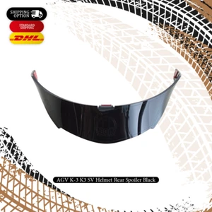 AGV K-3 K3 SV Helmet Rear Spoiler Black - Picture 1 of 6