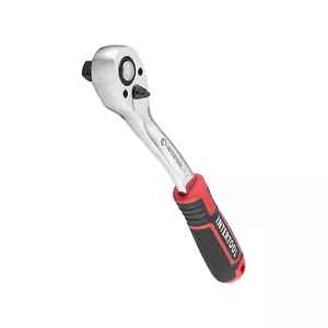 INTERTOOL Llave de trinquete de accionamiento de 1/2 pulgada, 72 dientes, acero CR-V ET08-8003 - Imagen 1 de 9