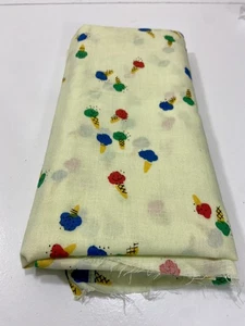 Tessuto Stampa Novità Vintage Gelato Bambino Giovane 2 iarde - Foto 1 di 6