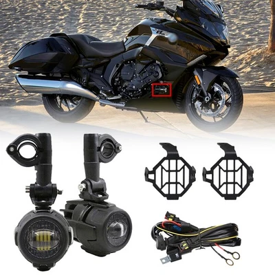 2PCS LED Fog Lamp Auxiliary Driving Light For BMW K1600 R1200GS R1100GS F700GS - Image 1 of 4